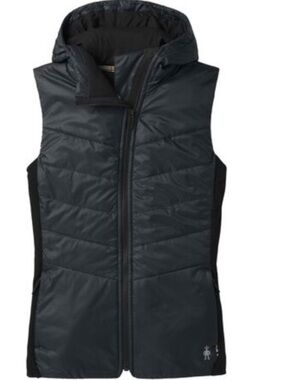 Smartwool Smartloft Vest S Black Merino Wool Outdoor Active Running